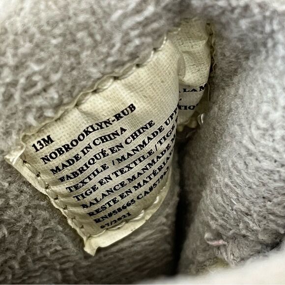 NORDSTROM Kids Brooklyn Water-resistant Winter Boot In Ivory Size 13 - Picture 12 of 15